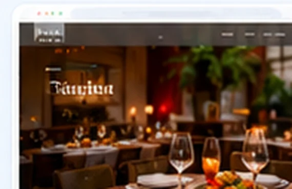Restoran & Kafe sektörü web tasarımı görsel konsepti