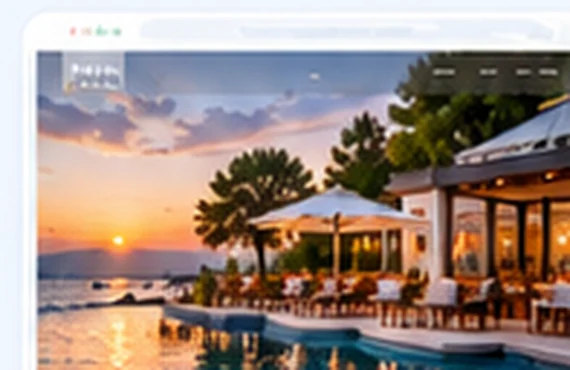 Otel & Turizm sektörü web tasarımı görsel konsepti